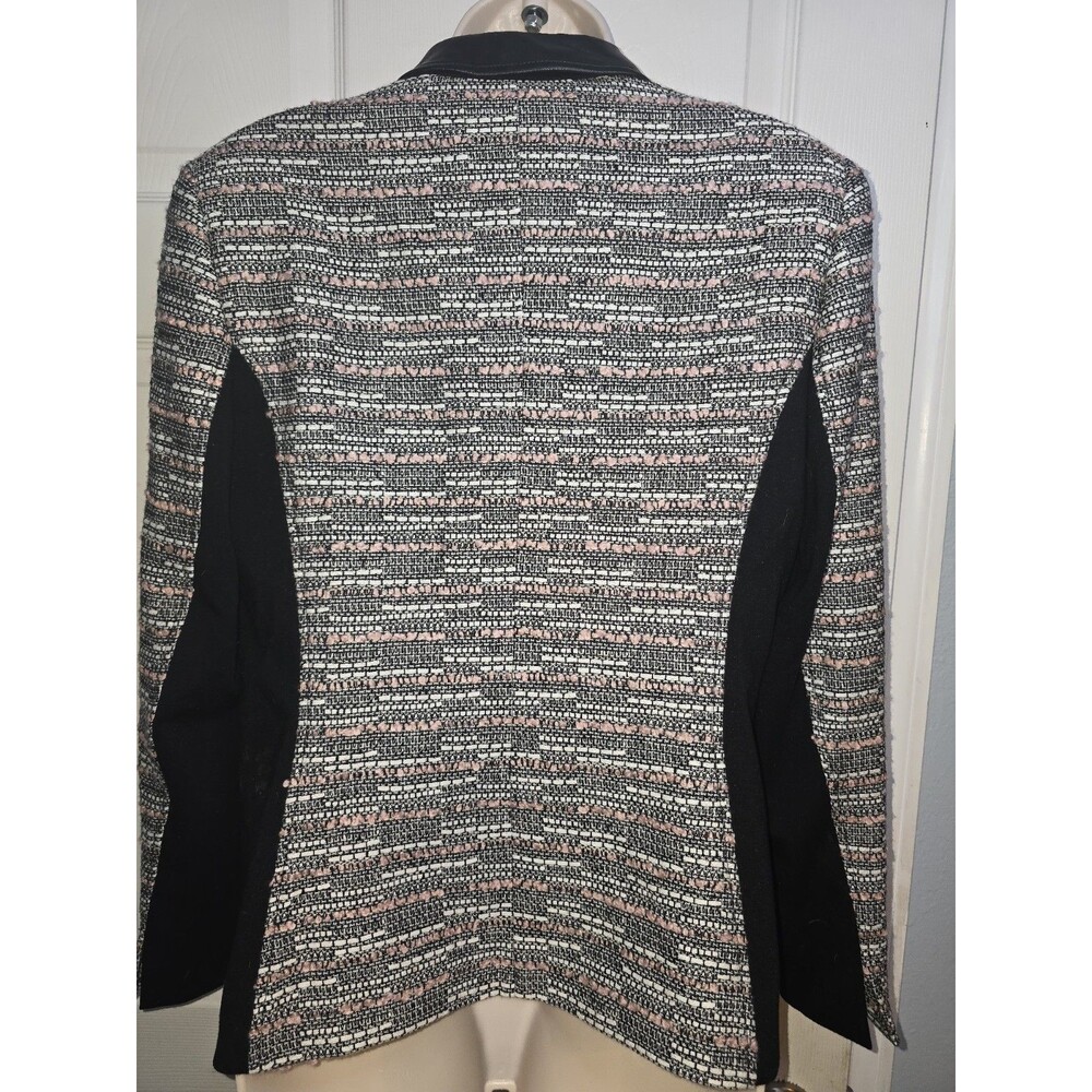Women's Wool Coat Tweed Blazer SZ Medium   Boho Retro Y2K  SZ 8 Pink German 38